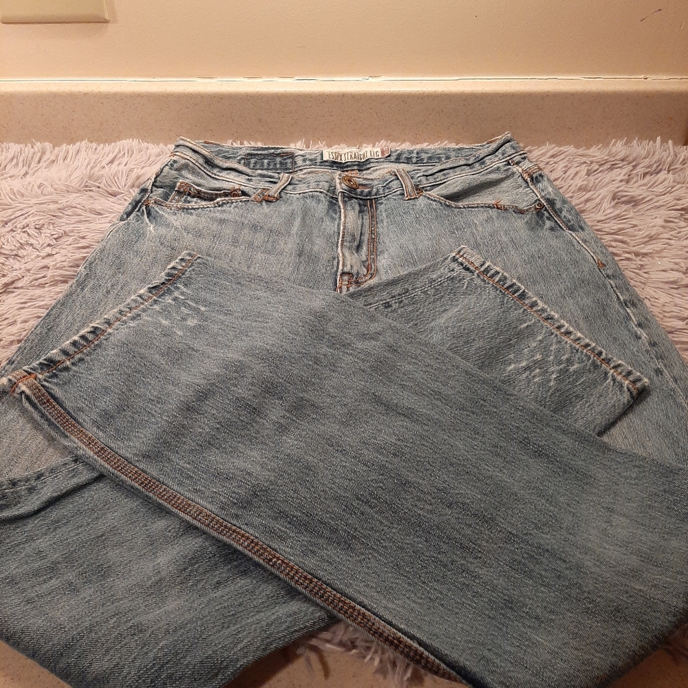 Aeropostale Essex Straight Leg Blue Jeans size 32x34